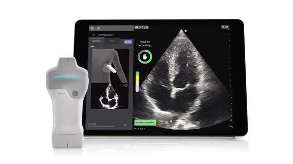 GE Healthcare has announced the upcoming launch of new artificial intelligence (AI) software compatible with the company’s Vscan Air SL handheld ultrasound system.