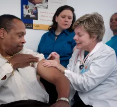 Flu Shots can help lower risk factors to prevent cardiac events in a new study. Flu shots are associated with a significant reduction in the risk of cardiovascular complications or pneumonia in patients with heart failure, according to new findings published in The Lancet Global Health.