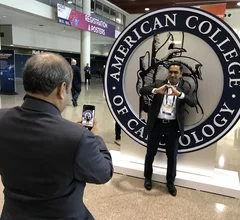 The most popular selfie spot at ACC 2023. At one point the first day of the conference, there were about 1,0000 attendees waiting in a line about two football fields long to get a photo in front of the logo. A testament to the first post-COVID pandemic ACC and large numbers of returning clinicians to the in person event. ACC.23 had more attendees and vendor booths than in 0re-pandemic 2019. #ACC23 #ACC