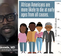Faluso Fakorede, MD, interventional cardiologiost, explains how health disparities serve as a primary driver of 400 amputations a day because patients are not accessing healthcare.