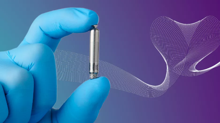 Abbott’s Aveir single-chamber (VR) leadless pacemaker FDA approval for treating patients with bradycardia. Image courtesy of Abbott.