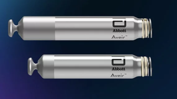 The Abbott Aveir DR dual-chamber leadless pacemaker recently had its first human implant occur in the Aveir DR i2i study pivotal trial.