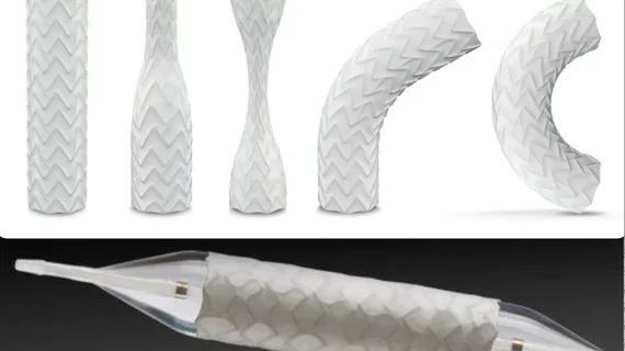 The Advanta V12 and iCast (bottom image) balloon expandable covered stents were recalled by Atrium/Getinge because the balloons may not deflate quickly when using thicker contrast for endovascular use.