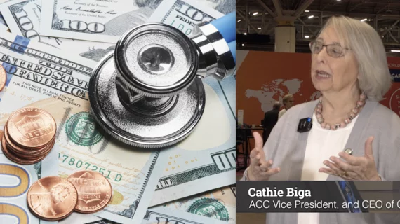 ACC Vice President Cathie Biga explains issues with cardiology reimbursements at ACC23. #ACC #ACC23