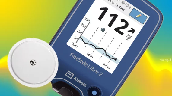 Abbott FreeStyle Libre 2 glucose monitor