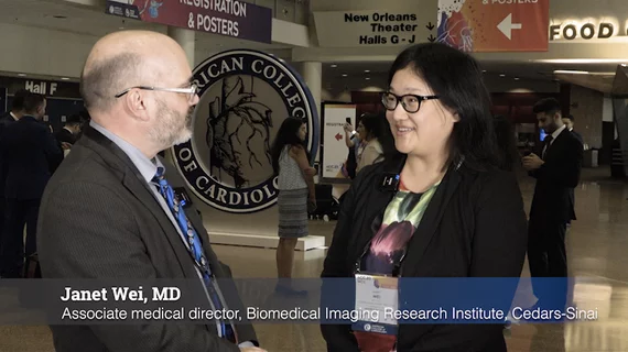 Janet Wei at Cedars-Sinai Hospital explains INOCA and MINOCA at ACC 2023.